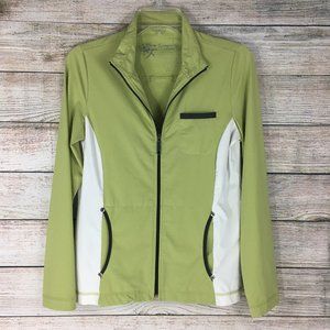 Tranquility by Soma Athletic Jacket Full Zip Green